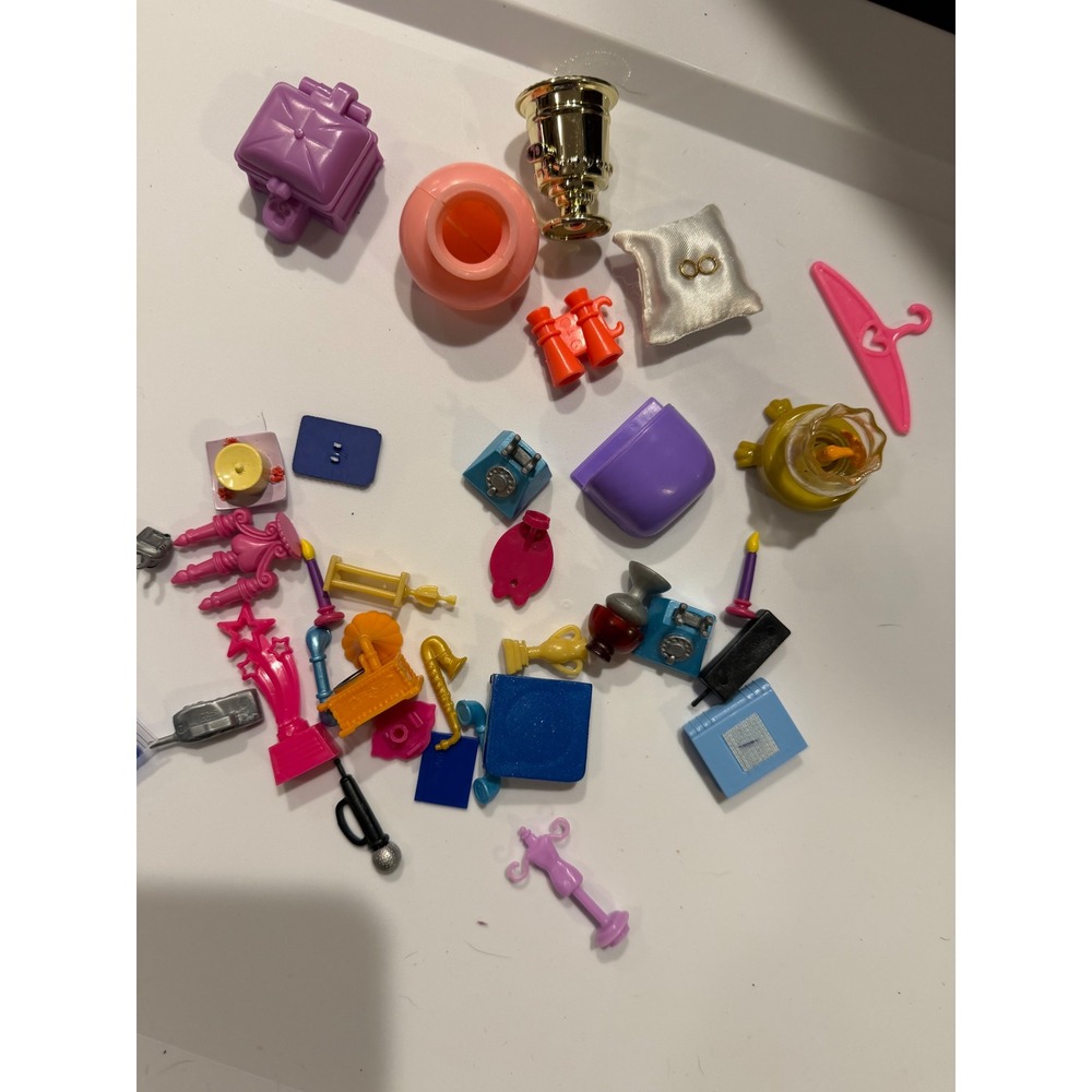 Vintage Barbie Accessory Lot Mixed Mattel Dollhouse Furniture Replacement Parts